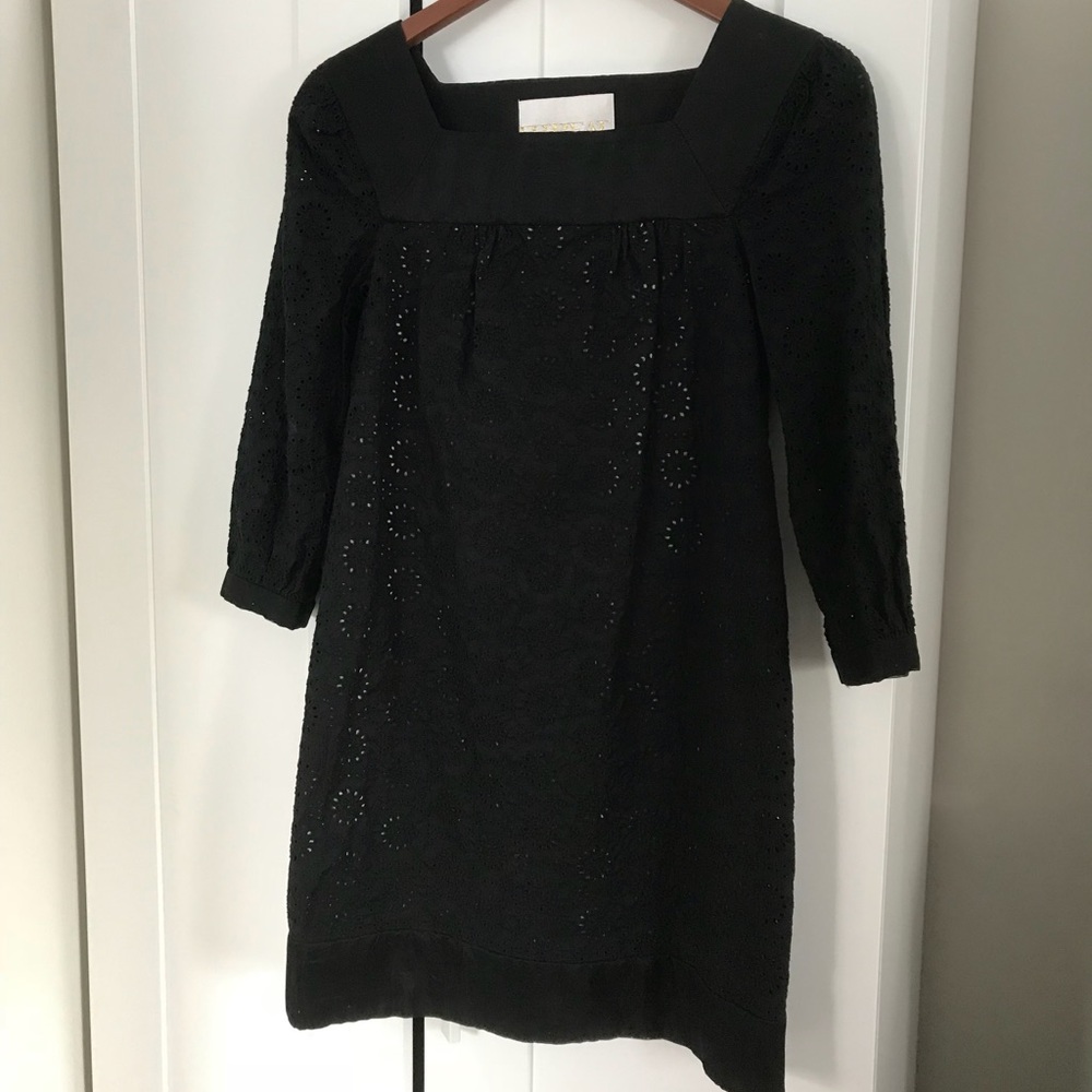Black lace dress